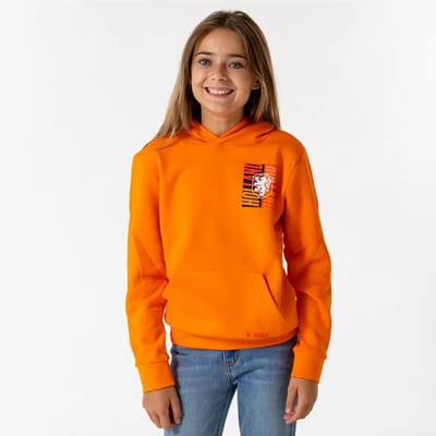 Nederlands Elftal Hoodie Kinderen - Maat 128 - Jongens & Meisjes - Trui - Oranje - KNVB - Officiële Merchandise - Voetbal - Fankleding
