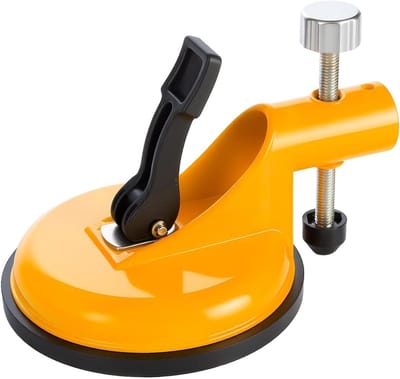Vloerzuignap Gereedschap - Tegel Lifter - Tegels Egaliseren - Nauwkeurige Uitlijning - 18 x 13.5 x 11.5 cm - Zilver