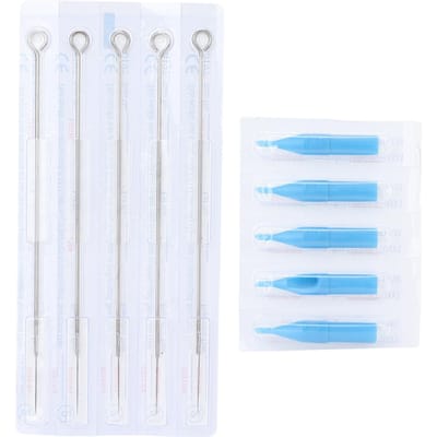 Tattoo Naalden Tips Set 50 stuks Voedselkwaliteit Roestvrij Staal Tattoo Naalden 50 stuks Tattoo Naalden Tip