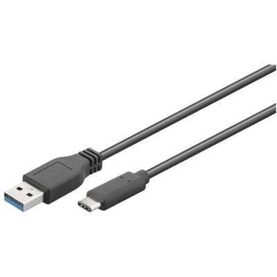 Pro USB-A  USB-C - 1m - USB 3.0 - Zwart