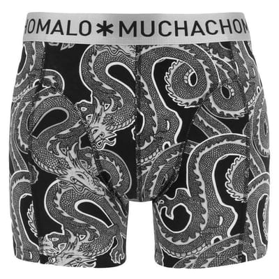 Muchachomalo Spirits Heren boxershort - 3 pack - Print/Zwart/Grijs - Maat XL