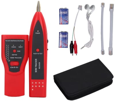 Netwerkkabel Tester - Kabel Detector - Netwerk Installatie - Multifunctioneel - ABS Materiaal