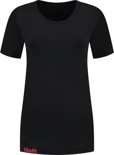 Skafit Casual dames ondershirt maat L - zwart - ademend - antibacterieel - stretch - platte naden - extra lengte
