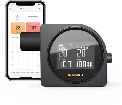 INKBIRD Wi-Fi 5GHz en Bluetooth LCD Barbecue Temperatuurcontroller met 5 Probes Smart Smoker Controller Model 2026