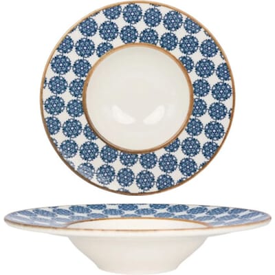 Bonna Pastabord - Lotus - Porselein - 28 cm (400cc) - set van 2