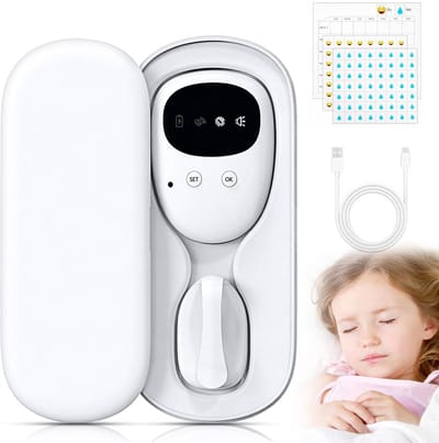 Draadloos toiletalarm - met tril- en geluidssignalen – Geschikt voor senioren – Bedplasalarm voor kinderen/baby's – Hoge gevoeligheid – Toilettrainer