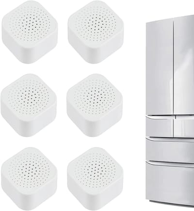 Koelkast Deodorizer - 6 stuks - Geurverwijderaar - Absorbeert Geuren - Koelkast Verfrisser - koelkast geur – Voor Koelkast, Sporttas, Kast & Auto
