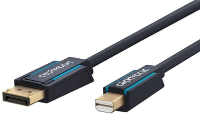 Clicktronic DisplayPort™ to Mini DisplayPort™ Adapter Cable 1 m