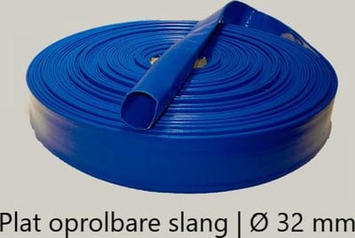 Plat oprolbare slang | Ø 32 mm