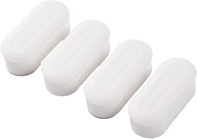 Toiletstoel buffers - Zitting verhogers - Badkamer stabiliteit - Universele pasvorm - 4 stuks - Wit