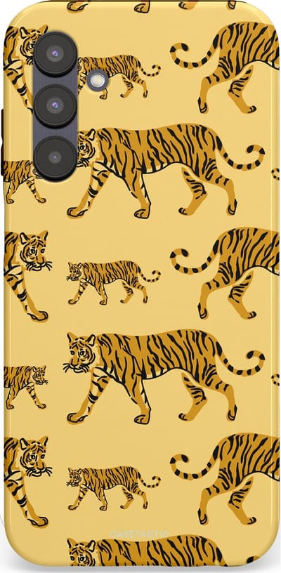 Casetastic Hoesje Geschikt voor Samsung A25 - Stijlvolle Beschermende Duo-layer Case - Streep van de natuur