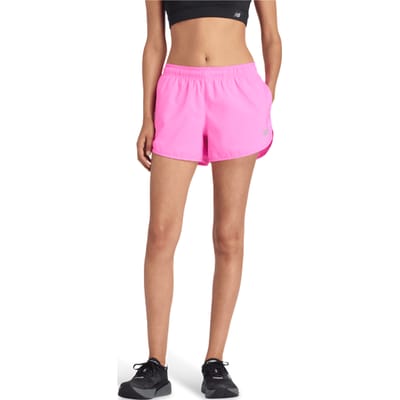 New Balance Sport Essential Short 3" Korte Broeken Dames - Roze - Maat M - Poly Jersey