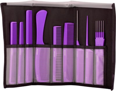 Jaguar - A-Line - Kammenset Incl. Etui - 9-Delig - Metallic Purple