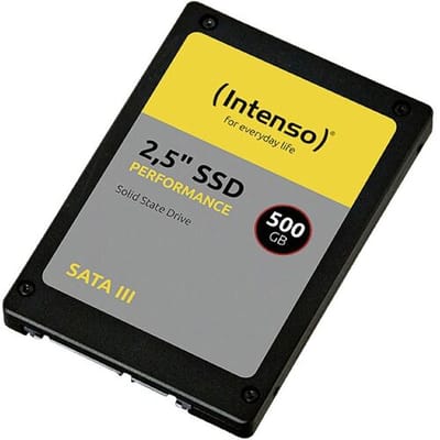 (Intenso) 2,5 inch SSD SATA III PERFORMANCE - 500GB Interne SSD - 3D NAND - 550 MB/s (3814450)