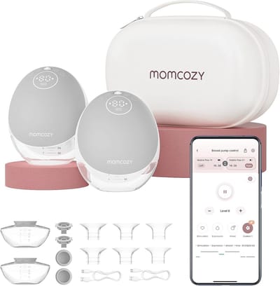 Handsfree borstkolf met app-bediening en multi-modi | Draagbare elektrische pomp voor borstvoeding