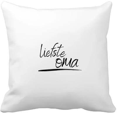 Akyol - liefste oma Kussen hoes - Oma - de liefste oma - verjaardagscadeau - verjaardag - cadeau - cadeautje voor oma - oma artikelen - kado - geschenk - gift - 40 bij 40 cm