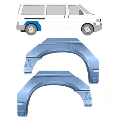 Reparatiepaneel achterspatbord voor Volkswagen Transporter T4 1990-2003