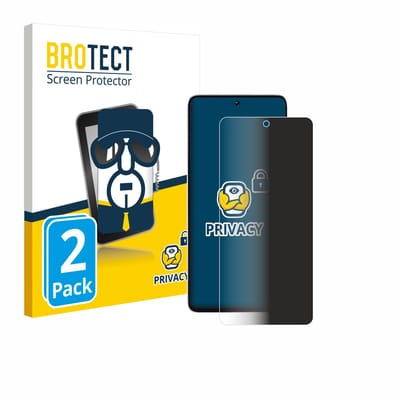 BROTECT - privacy screenprotector voor Xiaomi Poco M7 Pro - Folie Beschermfolie Blauwlichtfilter 2 Stuks