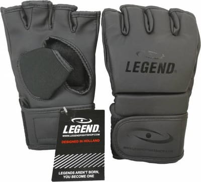 Bokszak / MMA Handschoenen Heren/Dames Mat Zwart PU XXS
