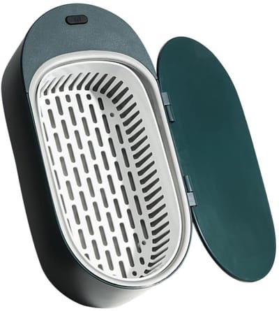Ultrasone Reiniger - Sieraden Schoonmaker - Objecten Reinigen - Roestvrij Staal - 21 cm - Groen
