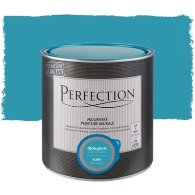 Perfection Ultradekkend Muurverf - Zijdeglans - Lagune Blauw - 2,5l