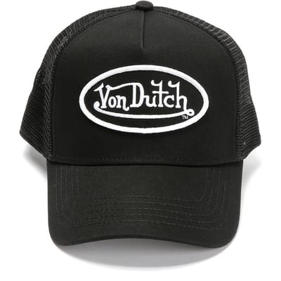 Von Dutch Staple Trucker Cap - Zwart- Dames, Zwart One Size