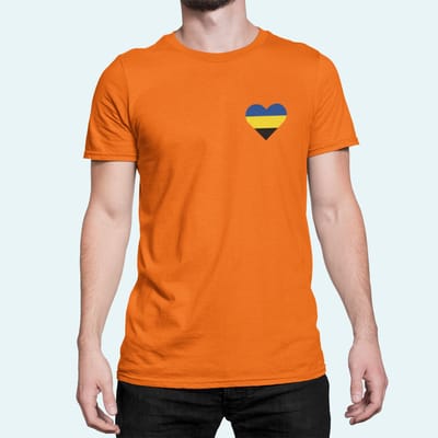 Oranje Koningsdag T-Shirt Hartje Gelderland XS