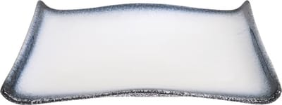 Grijs/Wit Rechthoekig Bord - Tajimi - 30 x 22.2 x 2cm