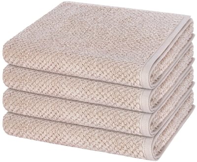 Cawö Sonstiges 4 X handdoek - in set 4 pack Pure
