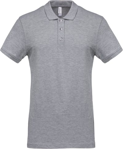 Kariban Piqué-herenpolo korte mouwen K254 - Oxford Grey - 3XL