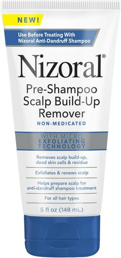 Nizoral Anti-Roos Shampoo Scalp Build-Up Remover 148ml - Exfoliërende Hoofdhuidreiniger – Verwijdert Talg, Dode Huidcellen & Productresten
