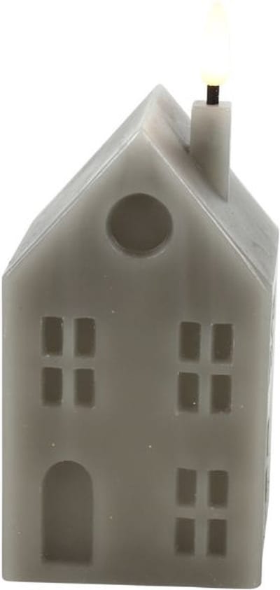 Countryfield Led Huis kaars L Grijs