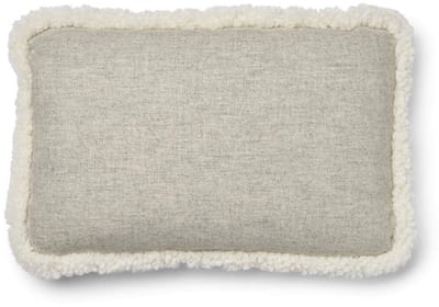 Sheepskin House - Kortharig Schapenvacht Kussen - KW rand - 34x52 cm