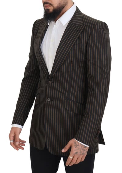 Pinstripe Blazer Klassieke Formele Kleding