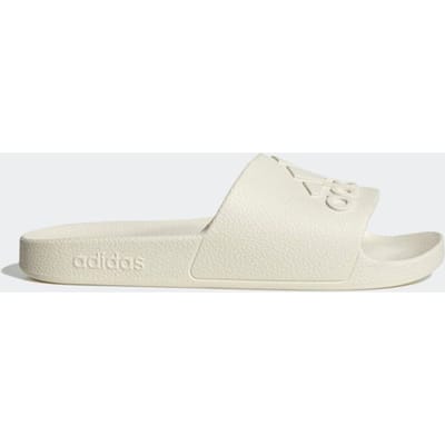 Adidas adilette Slippers en Sandalen Heren - Wit - Maat 38 2/3 - Mesh/Synthetisch
