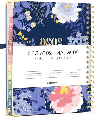 Ontwerp Planner - Agenda 2025 - Tijd Beheer - Dikke Paper - A4 - Nacht Flora