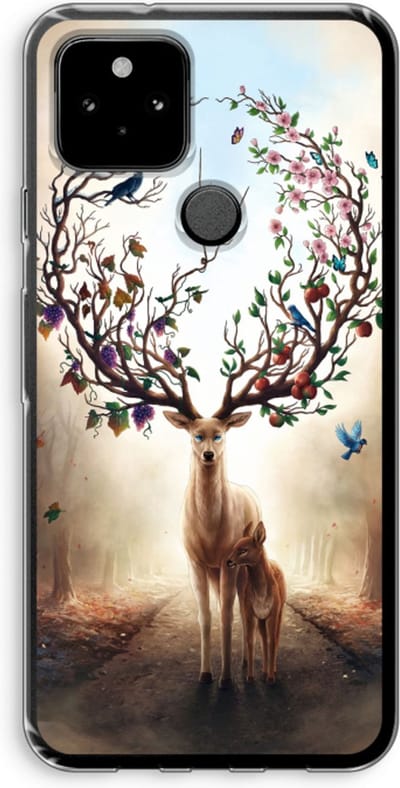 Case Company® - Hoesje geschikt voor Google Pixel 5 hoesje - Seasons Change - Soft Cover Telefoonhoesje - Bescherming aan alle Kanten en Schermrand