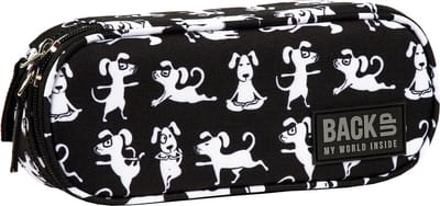 BackUP Yogahondjes etui - 20 x 13 x 5 cm - Zwart