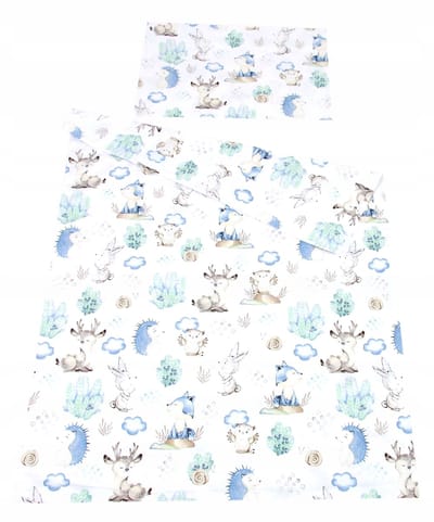 BabyLux Kinderbedje Dekbedovertrek Set 90x120cm 2 delen Katoen