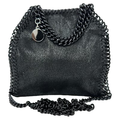 Stella McCartney Falabella Schoudertas in Zwart Leer