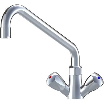KWC Gastro two-handle sink mixer for professional kitchen, projection 30 cm K.24.41.04.000C07