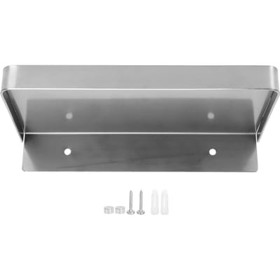 Support Téléphone Salle de Bain Mural Étagère de Rangement Téléphone Épaisse Accessoire Toilette 185x90mm Brossé gray