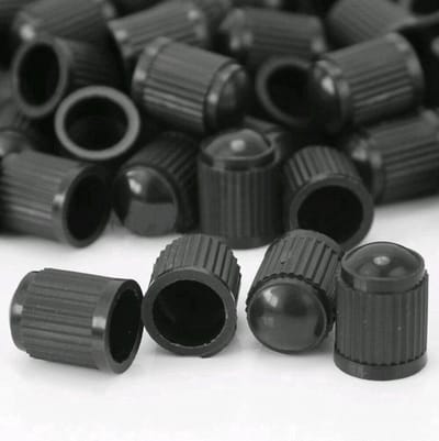 *** Complete set van 20 Universele Zwarte Ventieldopjes Voor De Auto - Kunststof Ventieldoppen - Ventiel dop - Autoventiel - van Heble® ***