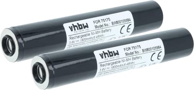 Vervangende Accu - Batterij Pack - Zaklamp Gebruik - Hoge Capaciteit - 1800 mAh 3.6V - Niet gespecificeerd
