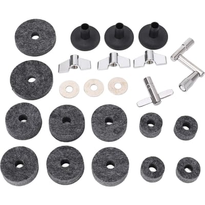 23 Stuks Bekken Vervangingsaccessoires Antislip 2,5cm 4cm 5cm Viltjes Drum Bekken Hulzen Moeren