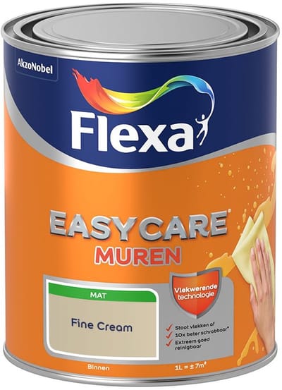 Flexa - Easycare Muren - Fine Cream - Mengverf - 1 L