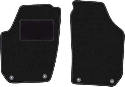 Voormatten zwart voor: Skoda Fabia II hatchback, stationwagen (2007-2014)