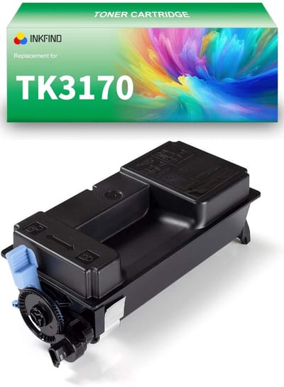 INKFIND TK3170 Zwart tonercartridge van 1 stuk compatibel met Kyocera TK3170 TK-3170 voor Kyocera ECOSYS P3050dn / ECOSYS P3055dn / ECOSYS P3060dn 1-pack BK