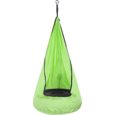 210T Gekreukeld Nylon Taffeta Pod Schommelstoel Kinderen Hangmatstoel BuitenbenodigdhedenRoze Fruit green