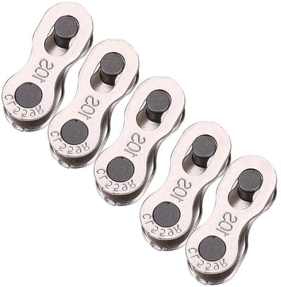 Dailygoods- Fietsketting Schakels 5 Pairs - Hoogwaardige Staal - Schokbestendig - Roestvrij - Duurzaam - Hoge Treksterkte 950 kg
